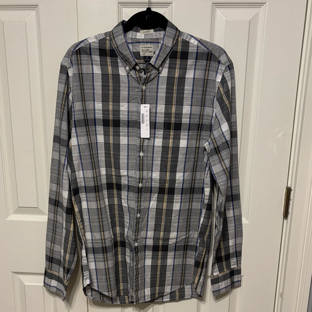 J. Crew Secret Wash Cotton Poplin Shirt